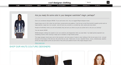 Desktop Screenshot of cooldesignerclothing.com