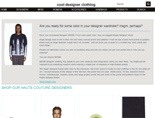 Tablet Screenshot of cooldesignerclothing.com